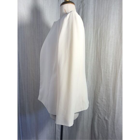 Le Suit Separates Cream Thick Shoulder Blazer- Size 10 - Picture 3 of 6